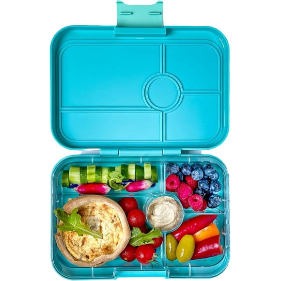 YUMBOX TAPAS Larger Size (Antibes Blue) Leakproof Bento lunch box for Adults, Teens & Pre-teens