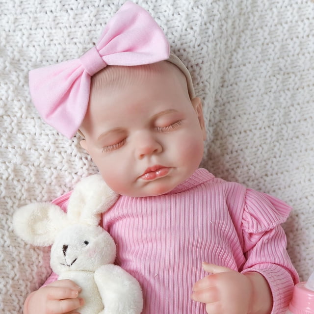 Muñeca Reborn SPICIMOMO Relike Girl de 45 cm con kit de alimentación