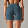 thumbnail image 4 of SnnmBlm Womens ButterLuxe Biker Shorts 6 Inches - High Waisted Workout Running Volleyball Spandex Yoga Shorts Army Green XL, 4 of 4
