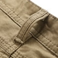 thumbnail image 6 of Brilliant Big Mens Shorts Casual Men's Pure Color Outdoors Pocket Beach Work Trouser Cargo Shorts Pant clearance clothes under $25.00, 6 of 8