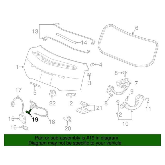 GM 25995382 Key Asm-Dr Lk & Ign Lk (Uncoded)