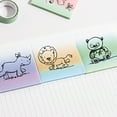 thumbnail image 3 of Glitter Notepad with Transparent Self Stick Notes for Craft and Stationery Reminders, 3 of 5