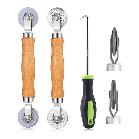 Screen Roller Tool,Screen Spline Tool,Spline Roller, Screen Door Repair Kit for Installing Door and Window Screens