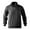 Black, variant on Men's Billowy Zip Sweatshirt Knitwear Comfy Chic Band Collar Sweater Business Casual Pullover Sweaters Elasthane Black Large
