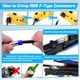 thumbnail image 2 of Kit de Herramientas para Crimpar ZOERAX con 20 Conectores F RG6 RG59 RG11, 2 of 7