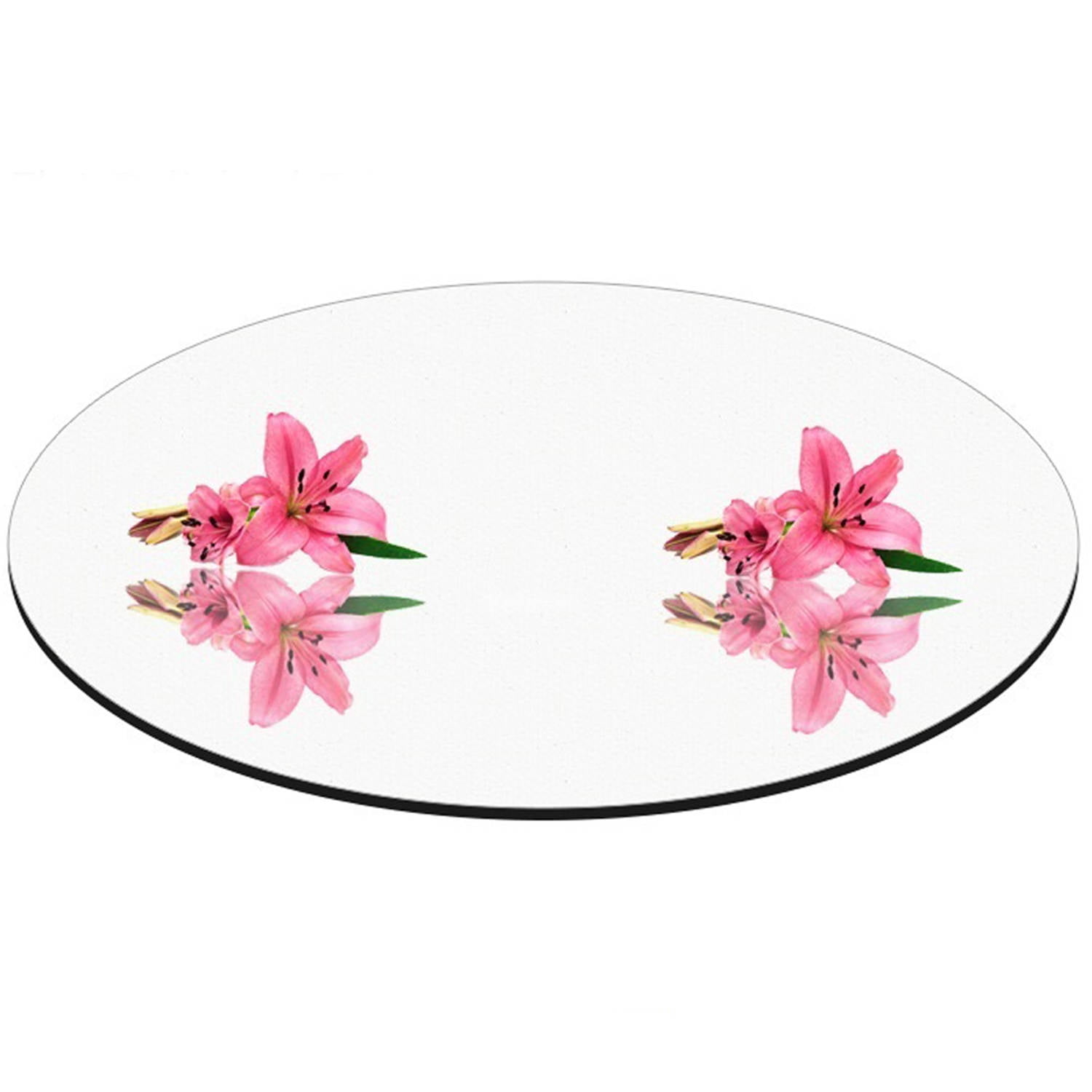 12 Round Mirror Centerpiece Plate