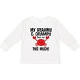 thumbnail image 3 of Inktastic My Grammy and Grampy Love Me Boys or Girls Long Sleeve Toddler T-Shirt, 3 of 5