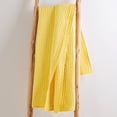 thumbnail image 3 of Levtex Home - Cross Stitch Yellow - Throw - Cross Stitched Pattern - Quilted Throw (50x60in.) - Cotton/Cotton, 3 of 5