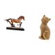thumbnail image 5 of Set de figuras de caballos en miniatura. Escultura coleccionable de resina. Adorno de caballo. Estatua de animal. Figura de escritorio. Ideal para reg, 5 of 8