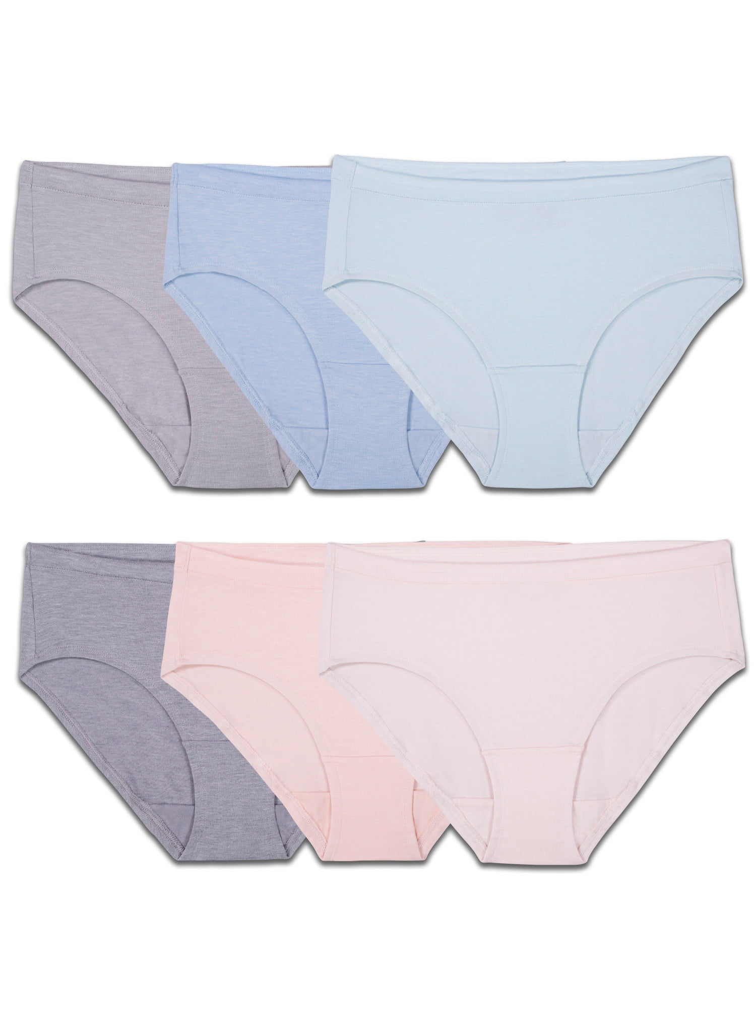 6 Pack or 5 Pack Popular Girls Cotton Hipster Underwear Panty 