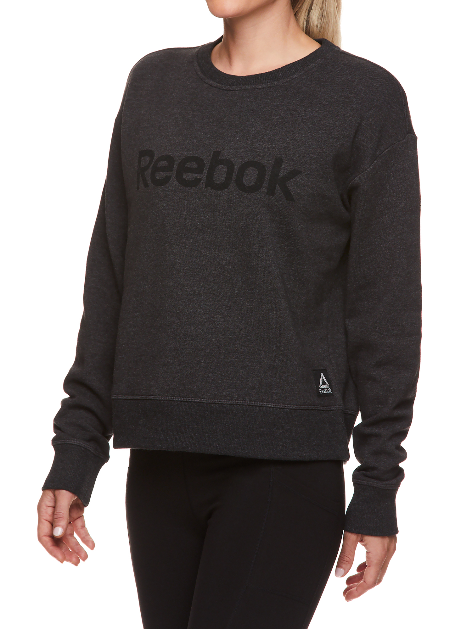 Reebok Womens Cozy Crewneck Sweatshirt with Graphic - image 2 of 4