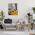 thumbnail image 2 of Stupell Industries Classic Van Gogh Sunflowers & Paparazzi Collage Painting Canvas Wall Art, 30 x 40, Design by Barry Kite, 2 of 7