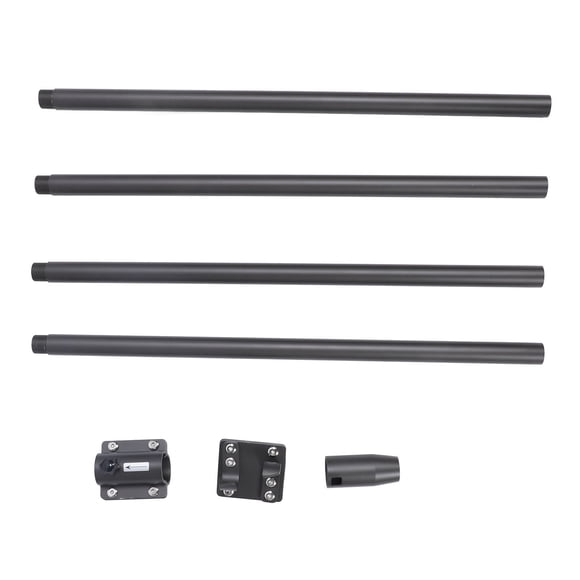 RV Satellite Flag Pole Kit, Satellite Flag Pole Mounting Bracket Kit Compatibility for Travel