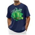 thumbnail image 4 of Njagoc3 Mens Summer Short Sleeve T-Shirt, Crew Neck, St. Patrick's Day Print, Soft and Comfortable Fabric, Casual Style, Perfect for Daily Wear and Holiday Celebrations, 4 of 6