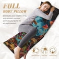 thumbnail image 5 of Lsque Galactic Jungle Dinosaurs Body Pillow Case Cover,Ultra-Soft Microfiber Bed Pillow Cases 20x54 inches,Elegant Bedding,Breathable Durable Pillow Cover with Envelope Closure, 5 of 8