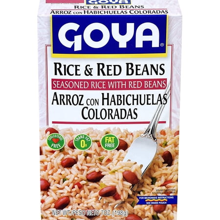 Goya Foods Rice And Red Beans Mix  7 Oz