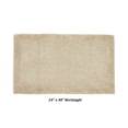 thumbnail image 3 of Better Trends 24" x 40" Premium Bathroom Rugs 100% Cotton Soft Reversible Tufted Bath Mat Water Absorbent Bath Rug Ideal for Bathroom Shower and Tub Use (Sand) Edge Collection, 3 of 4