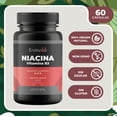 thumbnail image 4 of Niacina Vitamina B3 Premium 60 Cápsulas Sin Sabor, 4 of 6