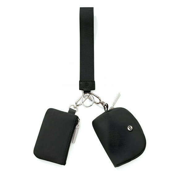 GASTROPOD Keychain Wallet Mini Zip Around Wristlet Wallets for Women Detachable Dual Pouch Wristlet Portable Coin Purse Small Wallets