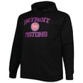 thumbnail image 2 of Men's Black Detroit Pistons Big & Tall Heart & Soul Pullover Hoodie, 2 of 3