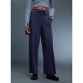 thumbnail image 5 of Women'S Comfortable Wide Leg Pants Big Pocket Fitness Yoga Pants Sports Casual Pants Navy Blue M, 5 of 8