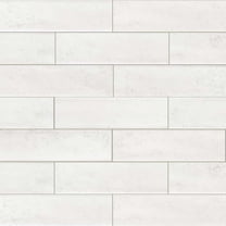 The Tile Life Ibiza White Ceramic Subway Wall Tile 2x10 in 40-Piece