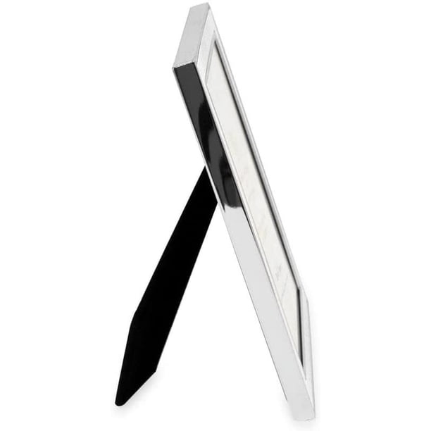 Isaac Jacobs 5x7 White Textured Leather Vertical & Horizontal