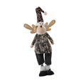 thumbnail image 4 of Muñeco de decoración navideña, decoración navideña, figura navideña de dibujos animados, regalo de Navidad para chimenea, sala de estar, vacaciones Alce, 4 of 8