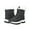Black, variant on Women Snow Boots Large Warm Shoes PU Leather Snow Boots Thickened Vogue Snow Boots