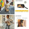 thumbnail image 2 of ZUXONGSY Bear Forest Galaxy Print Leather Crossbody Handbag with Wrist Wallet for Women Waterproof Shoulder Bag with Leather Wallet Fashion Crossbody Handbag with Leather Purse for Travel, 2 of 4