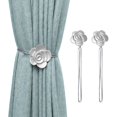 thumbnail image 1 of Alzapaños magnéticos para cortinas Sincero Camellia Paquete de 2 Clips decorativos de resina Hogar, 1 of 6