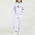 thumbnail image 1 of Cowsor Little Girls Outfits 2 Piece Toddler Long Sleeve Sweatshirt Leggings Pants Clothing Set, 1 of 6