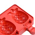 thumbnail image 3 of Reusable Silicone 6 Cavity Pineapple Ice Cream Mold With Free Sticks, 3 of 5