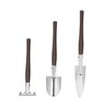 thumbnail image 4 of Mini kit de jardinería con paleta y rastrillo, mango ergonómico eficiente, herramientas manuales para plantar plantas en macetas., 4 of 9