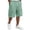 DC21_Light Green, variant on Resicozy Casual Cargo Shorts for Men Relaxed Fit Drawstring Shorts with Multi-Pocket for Summer Work Outdoor Hiking Light Brown S