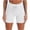 White, variant on Ashirexll Summer Shorts for Women, Athletic Shorts for Women, Active High Waisted Yoga Gym Sports Running Shorts 6 Inch Inseam