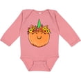 thumbnail image 3 of Inktastic Pumpkin Unicorn for Halloween and Thanksgiving Boys or Girls Long Sleeve Baby Bodysuit, 3 of 5