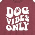 thumbnail image 3 of Instant Message - Dog Vibes Only - Women's Racerback Tank Top, 3 of 6