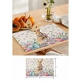 thumbnail image 7 of 2024 Placemat Easter Spring Egg Rabbit Kitchen Dining Table r Accessories 4/6pcs Heat Resistant Tableware Mat, 7 of 7