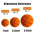 thumbnail image 2 of Indoor Basketball Silent - High-Elasticity Foam - Quiet Dribbling Ball - Various Indoor & Outdoor Activities - Experience Low Noise Play, 2 of 7