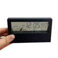 thumbnail image 1 of Multi-Functional Led Wall Clock With Hygrometer Battery Operated Not Included Dorm Room Must-Have, 1 of 5