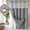 Gray, variant on Vorfor Cream Hookless Shower Curtain with Snap in Liner, Waffle Weave Waterproof Fabric Mesh Mildew Resistant Window Bathroom Curtain, 71" x 75"