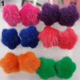 thumbnail image 6 of Grandest Birch 6 Pairs/Set Warm Furry Square Round Star Heart Plastic Stick Earrings Plastic, Fleece Multi-color, 6 of 8