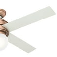 thumbnail image 7 of Hunter Fan Company Hepburn 52" Indoor Ceiling Fan w/ LED Light, Matte White, 7 of 7