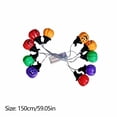 thumbnail image 3 of Halloween Pumpkin String Lights 10 LED 5FT Battery Operated,Indoor Outdoor Fairy Lights for Porch Garden Fall Decor, 3 of 6