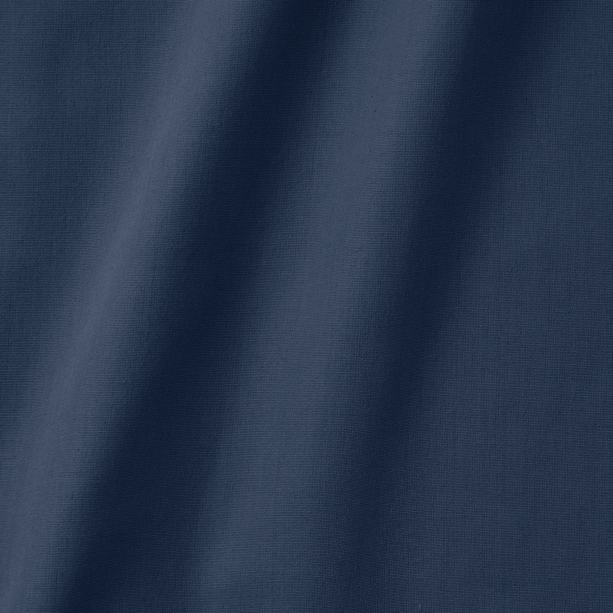 Mainstays 300 Thread Count Easy Care Blue Cove Cotton Blend Percale Fitted Bed Sheet, Twin