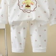 thumbnail image 4 of Faraee Pyjama pour Garçons Pyjama pour Filles à Manches Longues Ajusté Ensembles de Vêtements de Nuit Pyjamas pour Tout-Petits Vêtements Bébé Ensemble 2 Pcs PJS Tenue d'Automne Hiver (7-8 Ans, Blanc), 4 of 4
