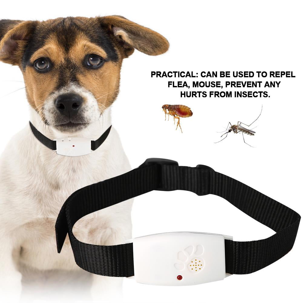 OTVIAP Anti Flea Repellent Collar, Ultrasonic Pet Flea Repel Collar