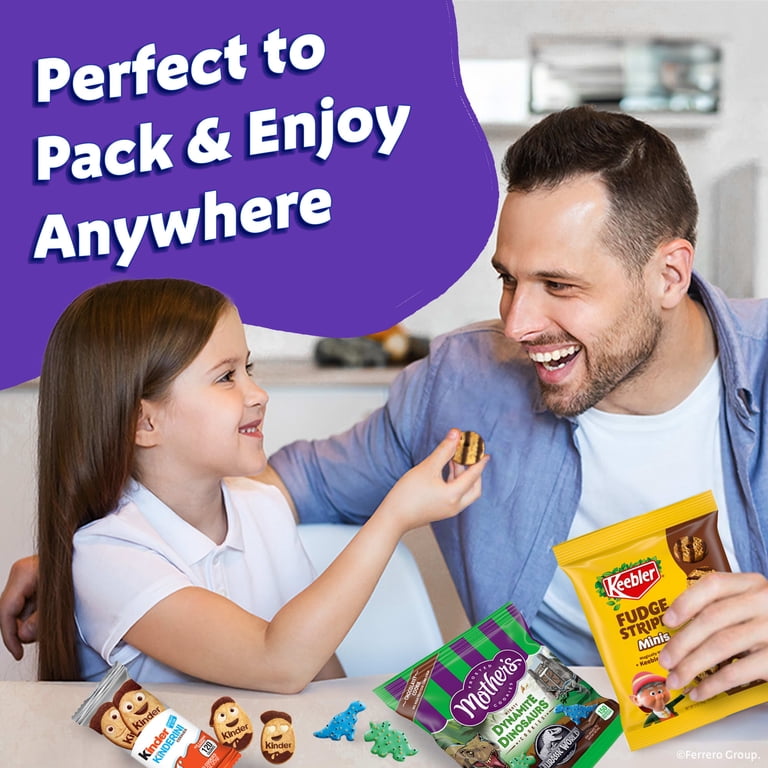 Keebler, Fudge Stripes Mini Cookies, Variety Pack, 20 Pack