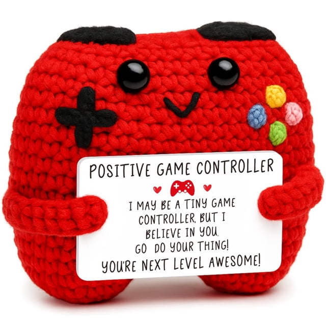 Control de videojuegos de crochet, regalo artesanal para gamers